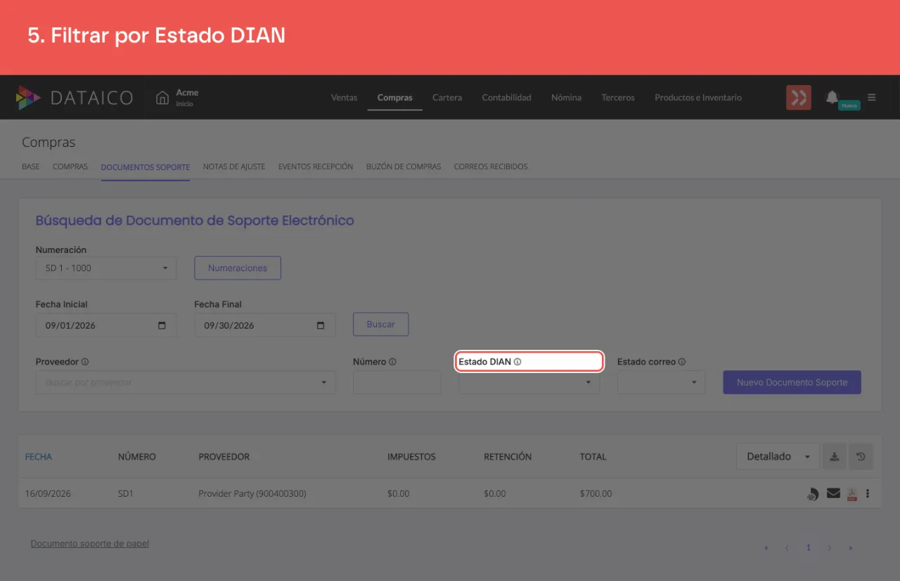 El filtro de estado ante la DIAN