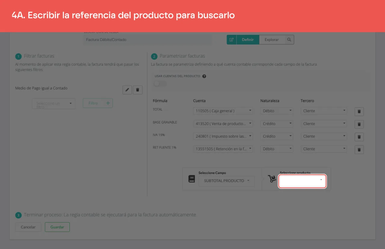 El buscador de producto, que pide al menos dos caracteres